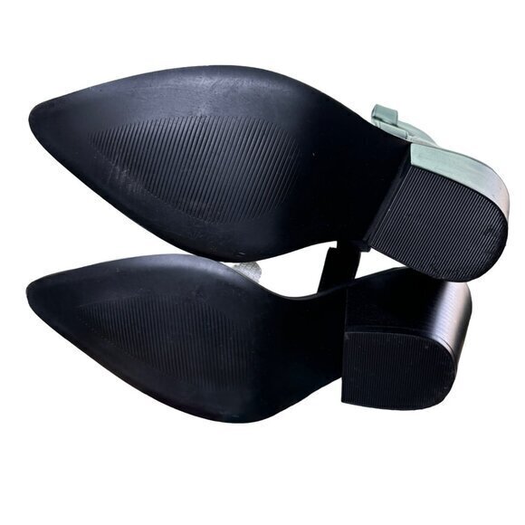 Madden Girl Boots Womens 9M White Holsterr Western Mid Calf Snake Pointed - Picture 7 of 10